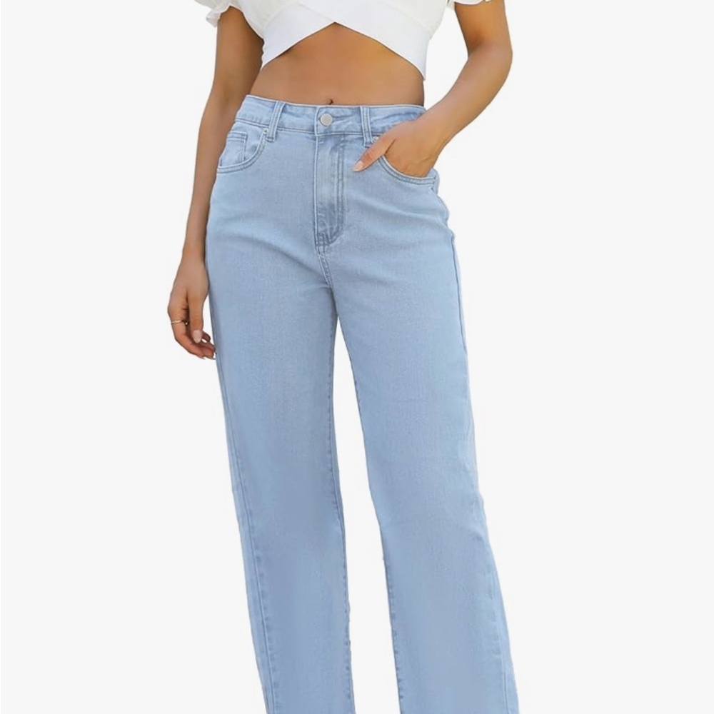 Stylish Light Blue Women's Flare Jeans
